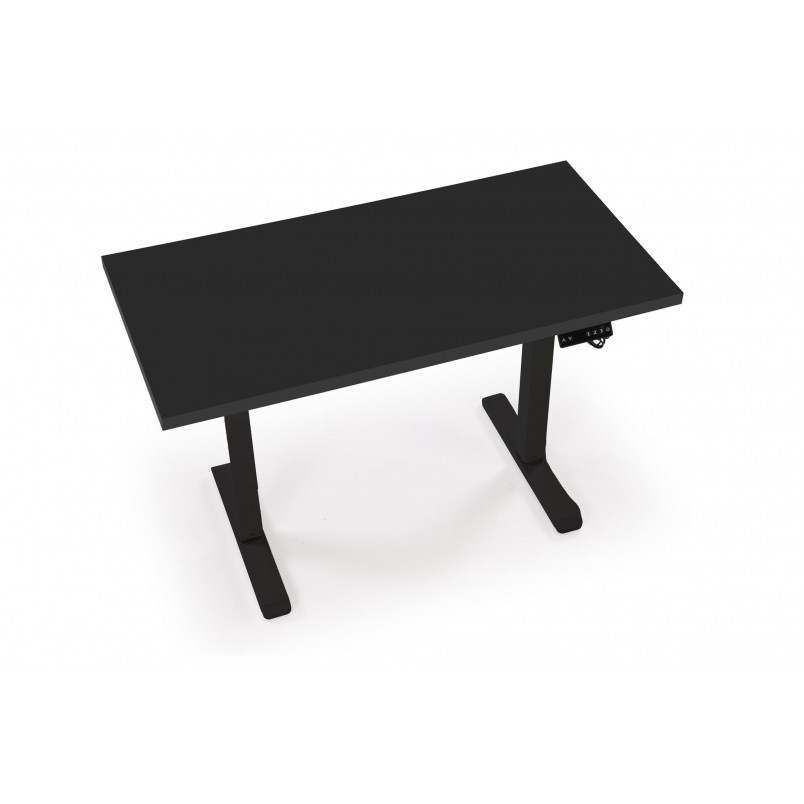Biurko z regulacji wysokości B54 120x60cm czarne Halmar