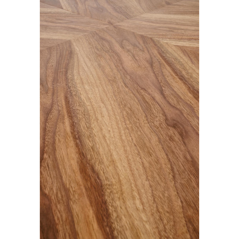 Stół rozkładany w jodełkę Baron 200-350x100cm orzech / czarny Halmar