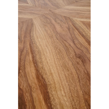 Stół rozkładany w jodełkę Baron 200-350x100cm orzech / czarny Halmar