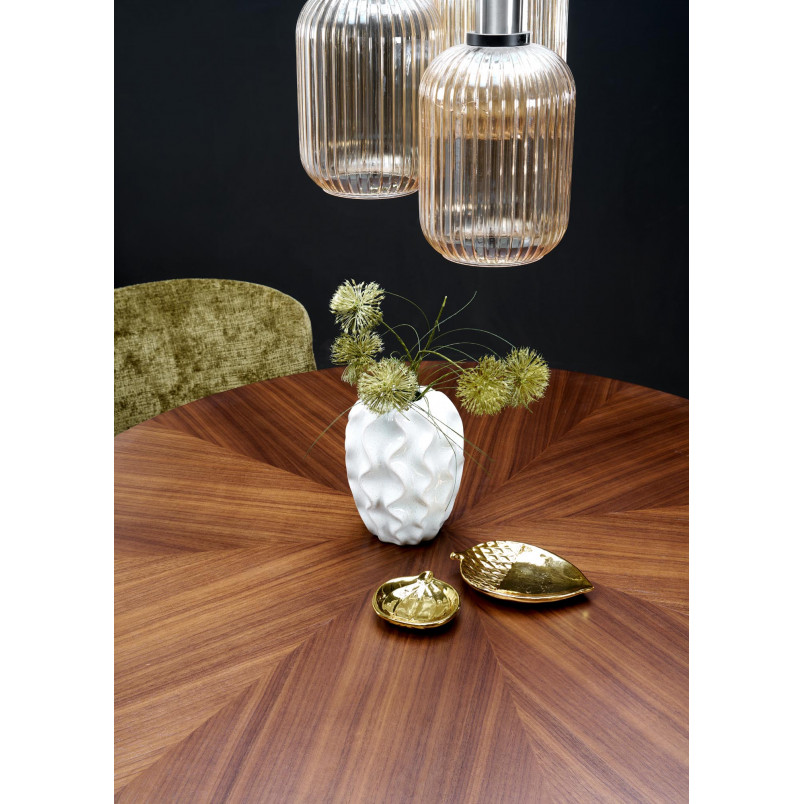 Stół okrągły modern Caldo 120cm orzech Halmar