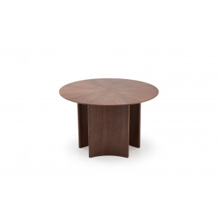 Stół okrągły modern Caldo 120cm orzech Halmar