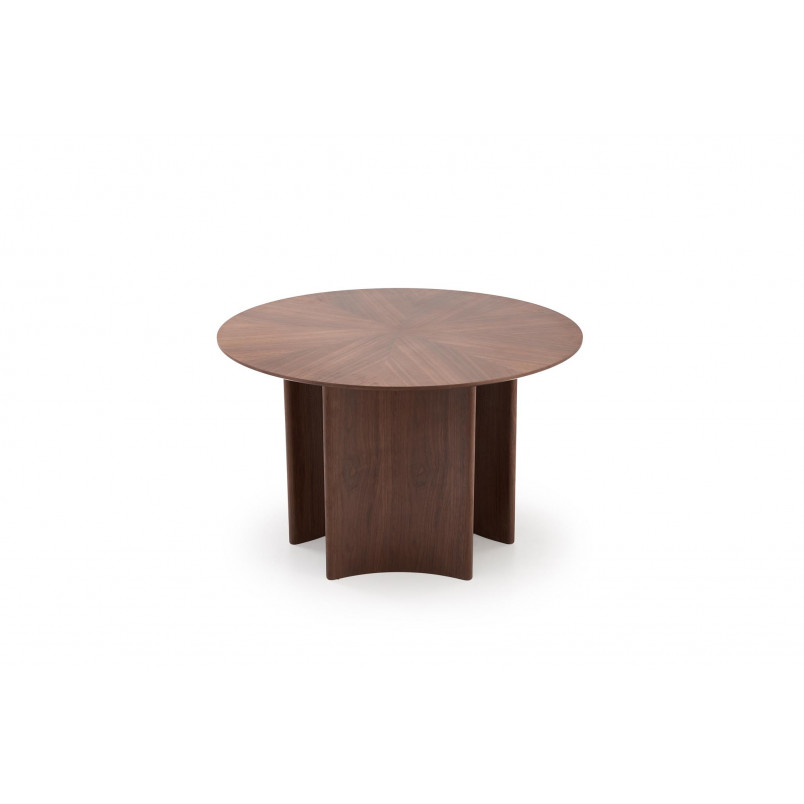 Stół okrągły modern Caldo 120cm orzech Halmar