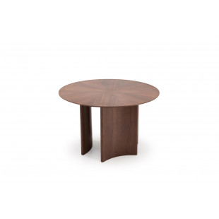Stół okrągły modern Caldo 120cm orzech Halmar