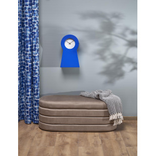 Ławka welurowa z funkcją pojemnika Calpi 110x46cm beżowa Halmar
