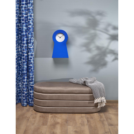 Ławka welurowa z funkcją pojemnika Calpi 110x46cm beżowa Halmar