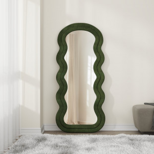 Lustro stojące lub ścienne modern Confetto 160x70cm oliwkowe Halmar
