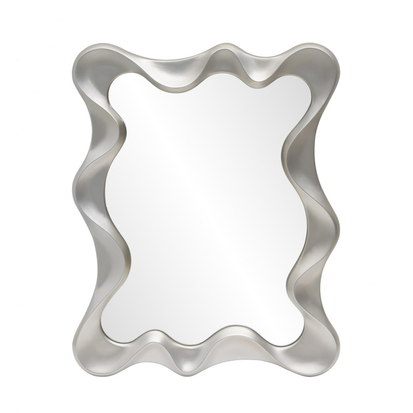 Lustro na ścianę futurystyczne Deco 90x70cm srebrny antyczny Halmar Lustro na ścianę futurystyczne Deco 90x70cm srebrny antyczny Halmar