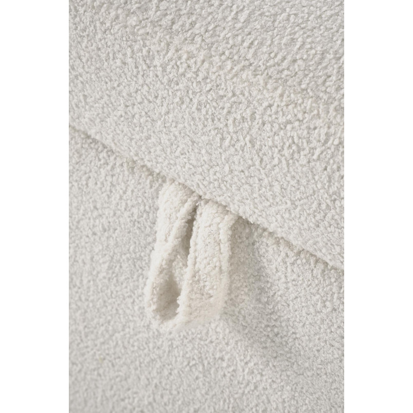 Ławka tapicerowana z funkcją pojemnika Ficaria 150x47cm kremowa Halmar