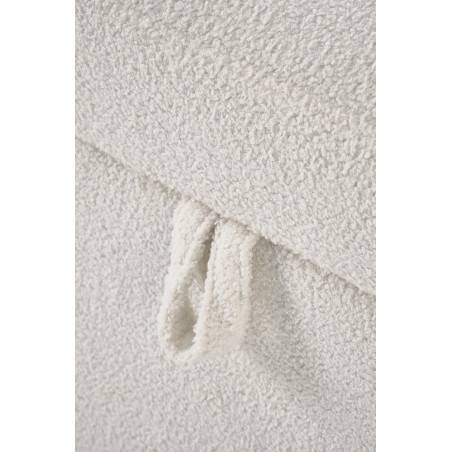 Ławka tapicerowana z funkcją pojemnika Ficaria 150x47cm kremowa Halmar