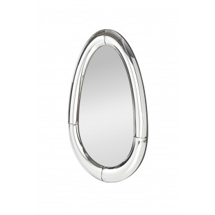 Lustro wisząca glamour Ivory 120x80cm srebra rama Halmar