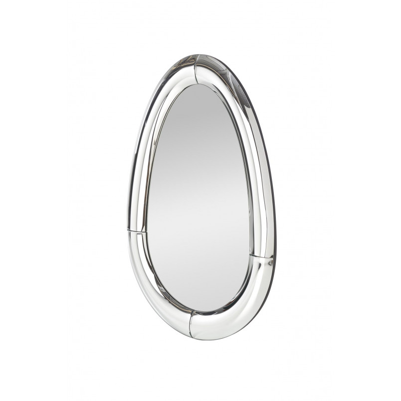Lustro wisząca glamour Ivory 120x80cm srebra rama Halmar