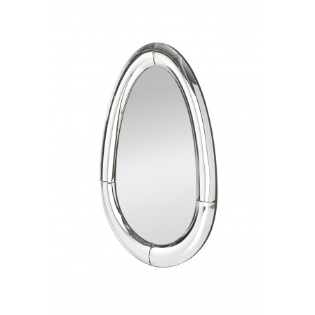 Lustro wisząca glamour Ivory 120x80cm srebra rama Halmar