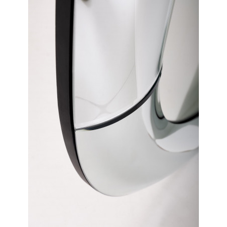 Lustro wisząca glamour Ivory 120x80cm srebra rama Halmar