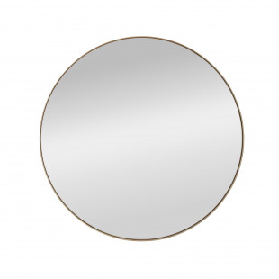 Lustro ścienne okrągłe Patina 70cm złoty szampański Halmar