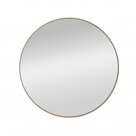 Lustro ścienne okrągłe Patina 70cm złoty szampański Halmar
