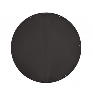 Lustro ścienne okrągłe Patina 70cm czarna rama Halmar