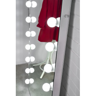Lustro stojące z oświetleniem LED Pearl 170x87cm Halmar