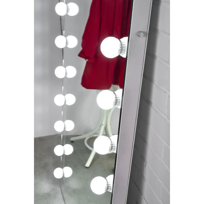 Lustro stojące z oświetleniem LED Pearl 170x87cm Halmar