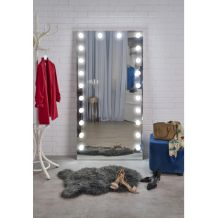 Lustro stojące z oświetleniem LED Pearl 170x87cm Halmar