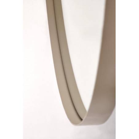Lustro ścienne okrągłe Patina 70cm złoty szampański Halmar