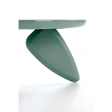 Stolik okrągły modern Soraya 80cm jasny niebieski Halmar