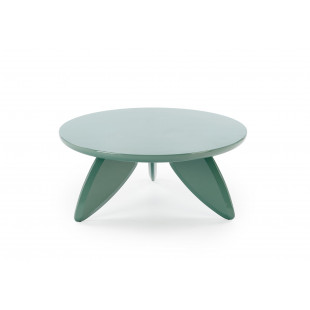 Stolik okrągły modern Soraya 80cm jasny niebieski Halmar