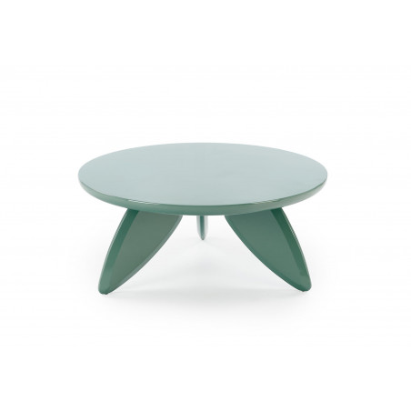Stolik okrągły modern Soraya 80cm jasny niebieski Halmar
