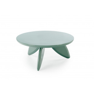 Stolik okrągły modern Soraya 80cm jasny niebieski Halmar