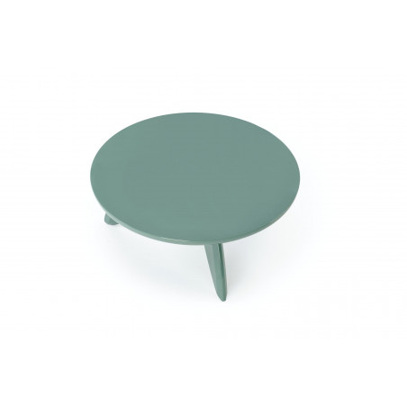 Stolik okrągły modern Soraya 80cm jasny niebieski Halmar