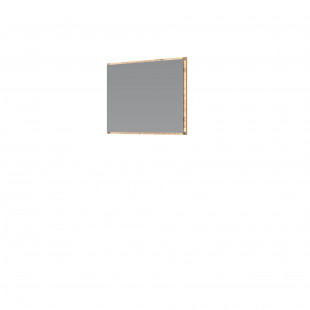 Lustro łazienkowe z podświetleniem LED Aviola 80x60cm dąb artisan Halmar