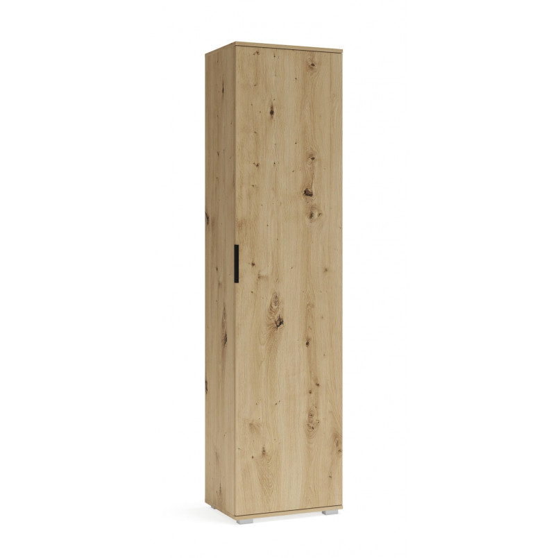 Szafa do przedpokoju / słupek Clif SL-50 dąb artisan Halmar
