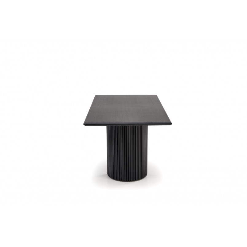 Stół rozkładany na lamelowej podstawie Bolero 160-250x90cm dąb czarny Halmar