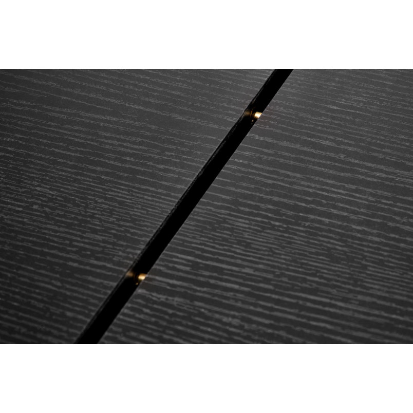 Stół rozkładany na lamelowej podstawie Bolero 160-250x90cm dąb czarny Halmar