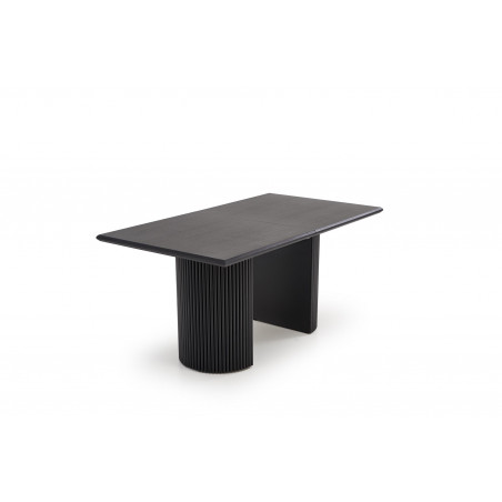 Stół rozkładany na lamelowej podstawie Bolero 160-250x90cm dąb czarny Halmar