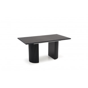 Stół rozkładany na lamelowej podstawie Bolero 160-250x90cm dąb czarny Halmar