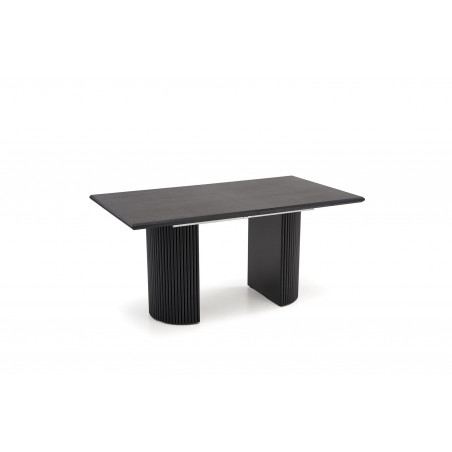 Stół rozkładany na lamelowej podstawie Bolero 160-250x90cm dąb czarny Halmar