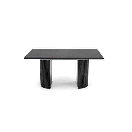 Stół rozkładany na lamelowej podstawie Bolero 160-250x90cm dąb czarny Halmar