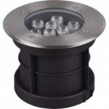 Lampa spot ogrodowa wpuszczana Belaja Round LED IP65 nikiel marki Trio