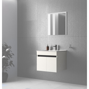 Szafka pod umywalkę z drzwiczkami Figaro 60x46cm biały / 3 dekory Halmar
