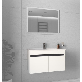Szafka pod umywalkę z drzwiczkami Figaro 80x46cm biały / 3 dekory Halmar