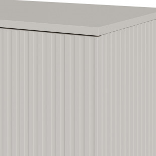 Komoda na nóżkach Random II KM-1 160x40cm kaszmir / orzech / czarny Halmar