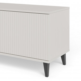 Szafka rtv na nóżkach Random II RTV-2 180x40cm kaszmir / orzech / czarny Halmar