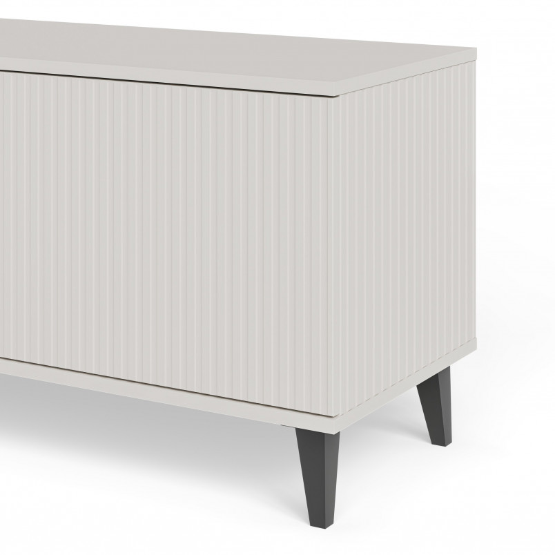 Szafka rtv na nóżkach Random II RTV-2 180x40cm kaszmir / orzech / czarny Halmar