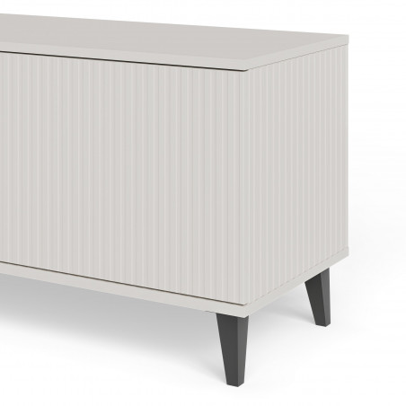 Szafka rtv na nóżkach Random II RTV-2 180x40cm kaszmir / orzech / czarny Halmar