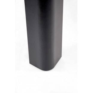 Stół okrągły rozkładany Ringo 102cm kaszmir / czarny Halmar