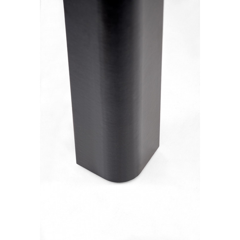 Stół okrągły rozkładany Ringo 102cm kaszmir / czarny Halmar