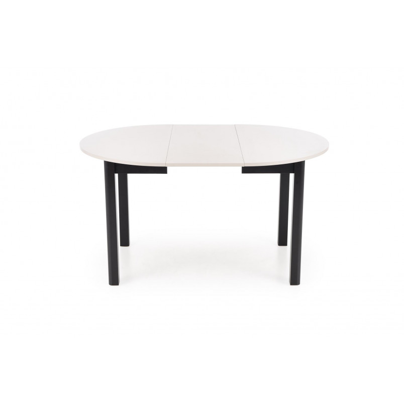 Stół okrągły rozkładany Ringo 102cm kaszmir / czarny Halmar