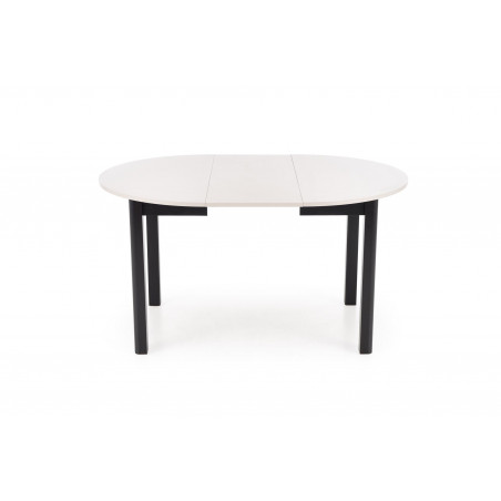 Stół okrągły rozkładany Ringo 102cm kaszmir / czarny Halmar