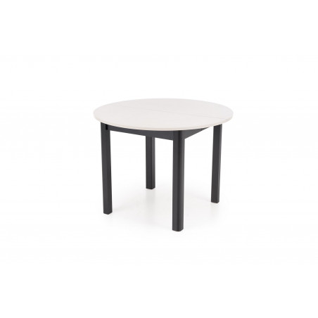 Stół okrągły rozkładany Ringo 102cm kaszmir / czarny Halmar