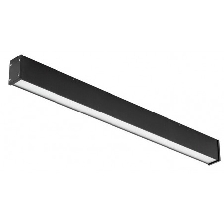 Plafon podłużny do łazienki Outline LED 300K M 100x9cm czarny Nowodvorski